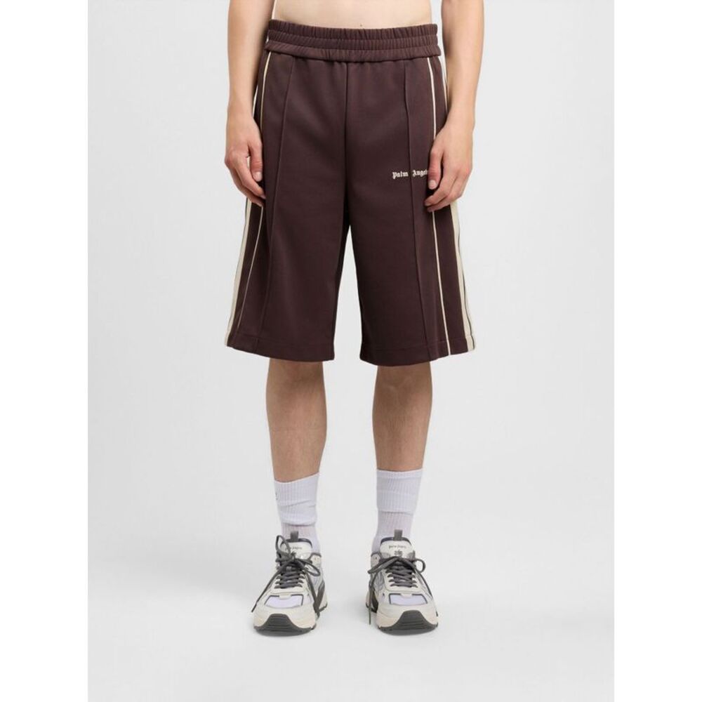 Palm Angels Shorts Men Brown
